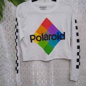 Polaroid crop top - Size Small